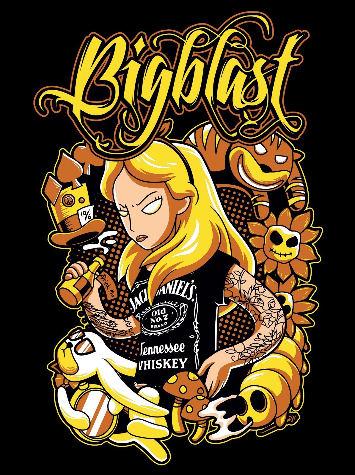 IMÁGENES FONDO NEGRO PARA CAMISETAS 1 - Sublimación y serigrafía