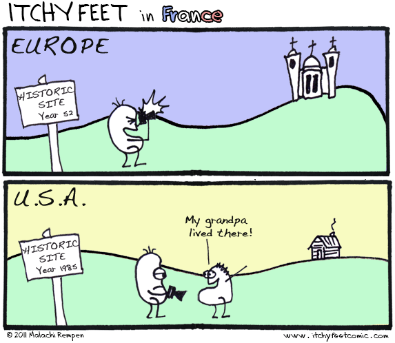 european history vs american history