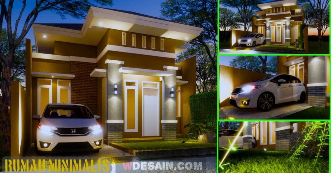 Rumah Minimalis Sederhana Dengan Taman Yang Cantik - DESAIN RUMAH MINIMALIS