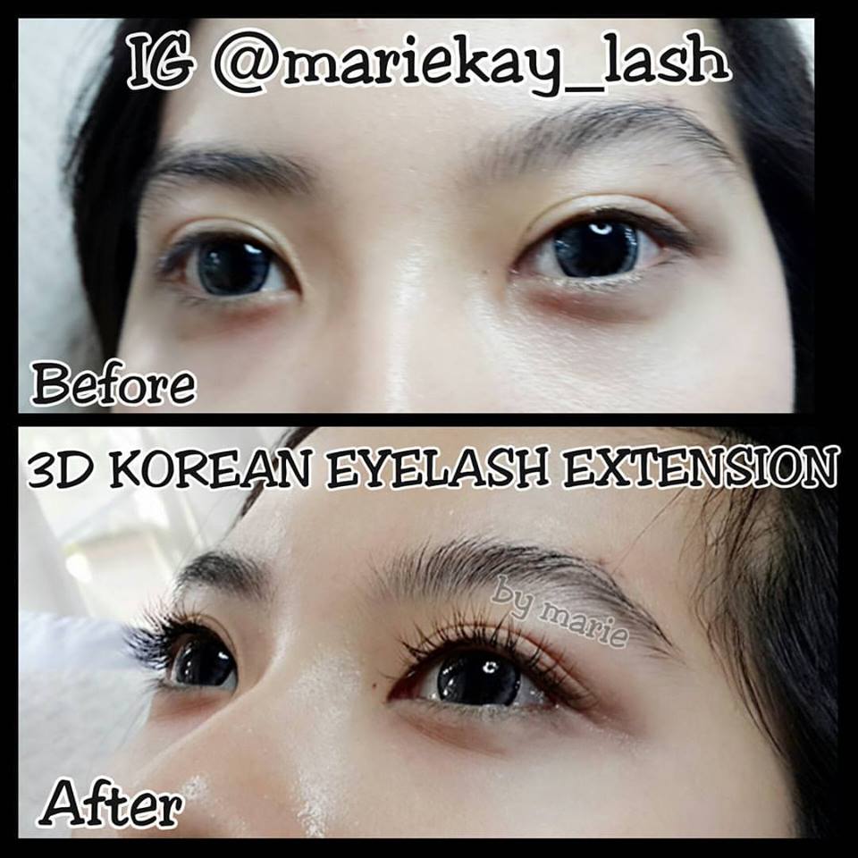 3D KOREAN EYELASH EXTENSION Menerima Kursus Sulam Alis , Bibir, Eyeliner and Kursus Eyelash