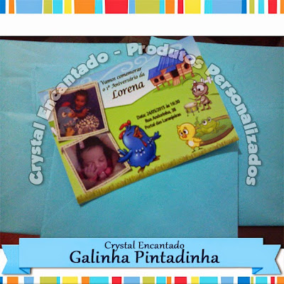 Convite Galinha Pintadinha