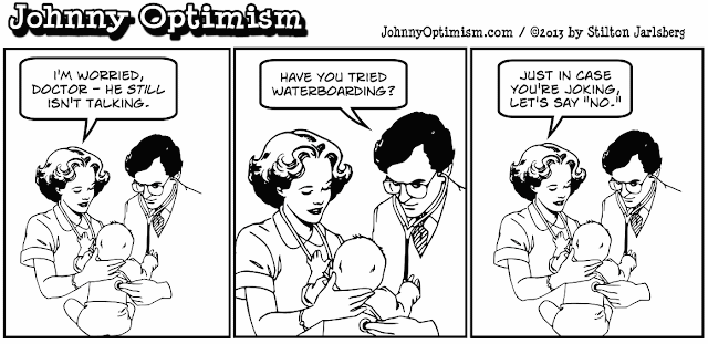 johnnyoptimism, johnny optimism, medical humor, sick humor, doctor humor, wheelchair, boy and his dog, baby, first words,bad mother, obstetrician