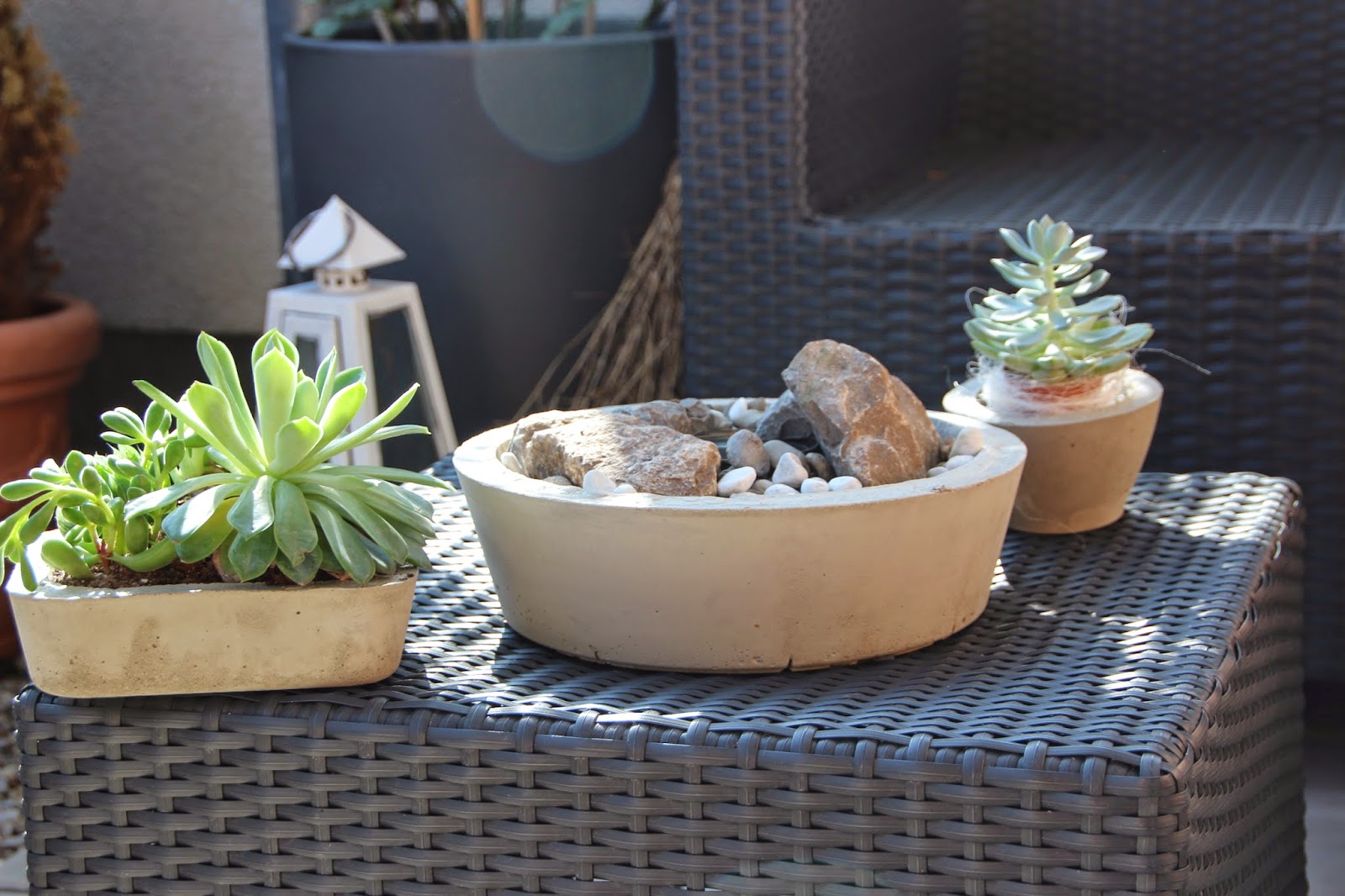 heinzcl with love: Feuerschale aus Beton und Nettigkeiten