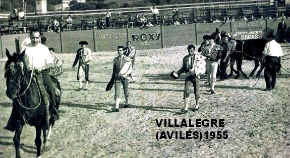 TOROS EN VILLALEGRE AVILÉS 1955