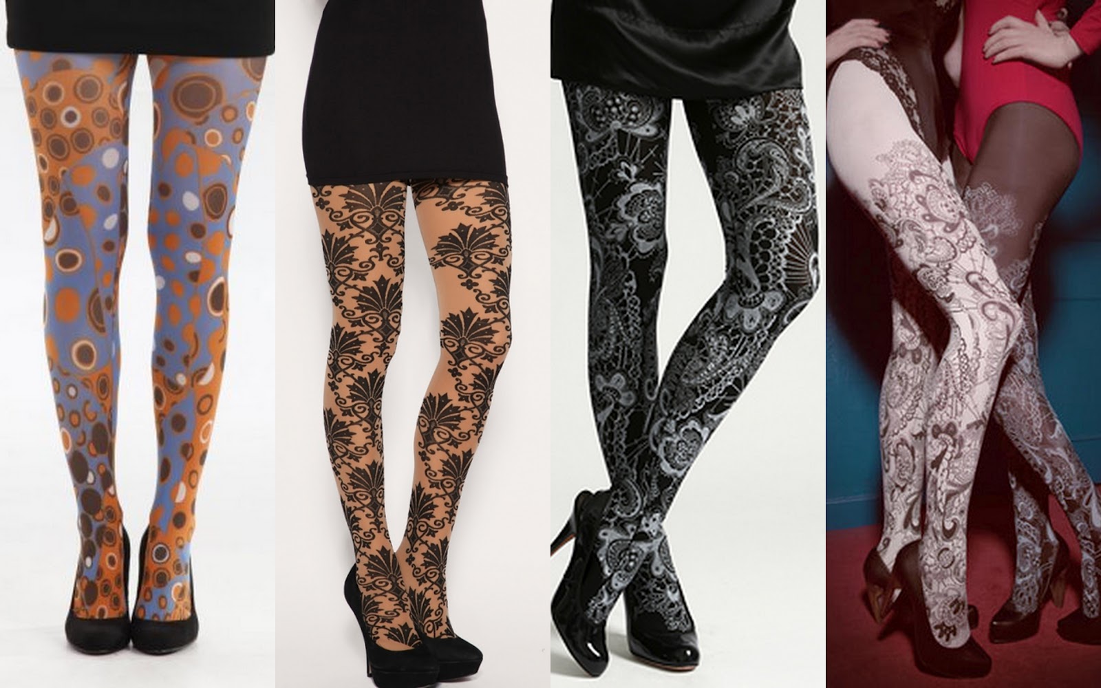 Print Tights. Fashion Eye