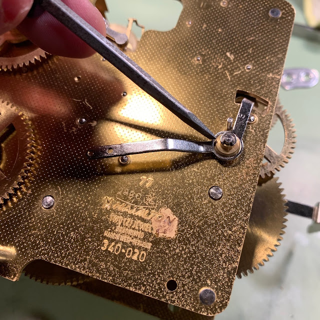 Vintage Hamilton Watch Restoration 1977 Hamilton Mantel Clock