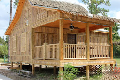 gambar rumah bambu jaman dulu