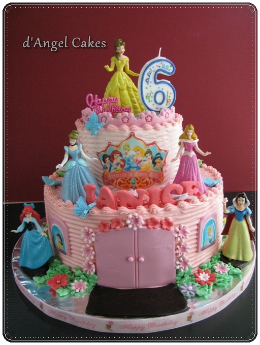 d'Angel Cakes 2 tier Princess Cake for Janice d'Angel Cakes 2 tier Princess Cake for Janice