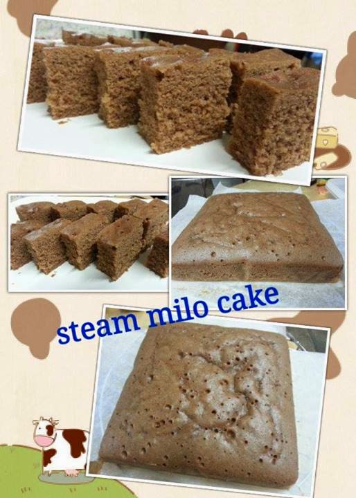 Homemade Meals for Children Steam Milo Cake by Jaclyn Khaw
