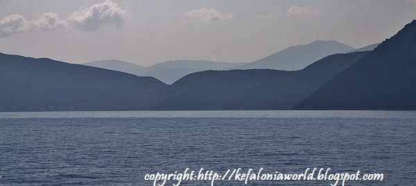 Sailing from Ithaca to Kefalonia