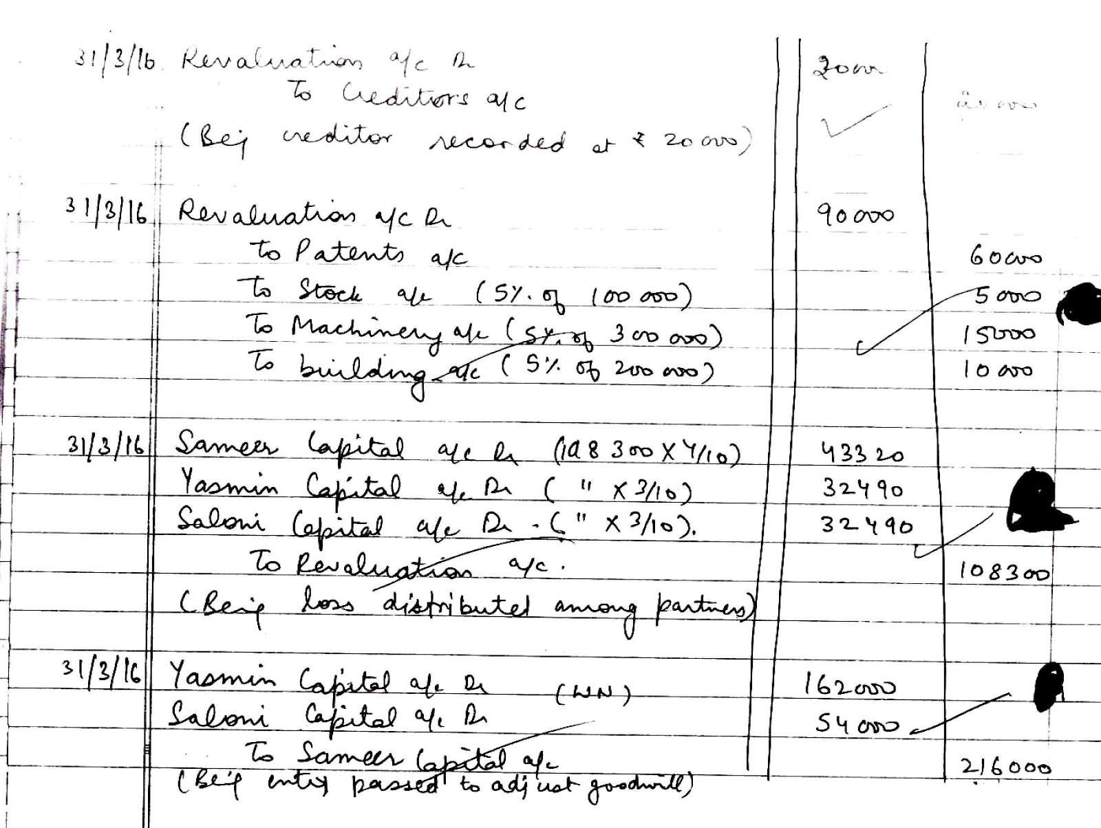 CBSE Class XII Accountancy answer sheet cbse class 12th Accountancy Topper answer sheet