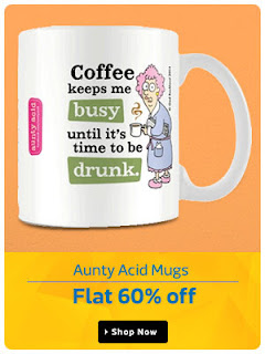 Flat 60% Off on Aunty Acid Mugs