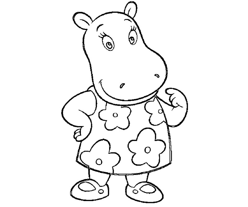 Backyardigans Tasha Coloring Pages