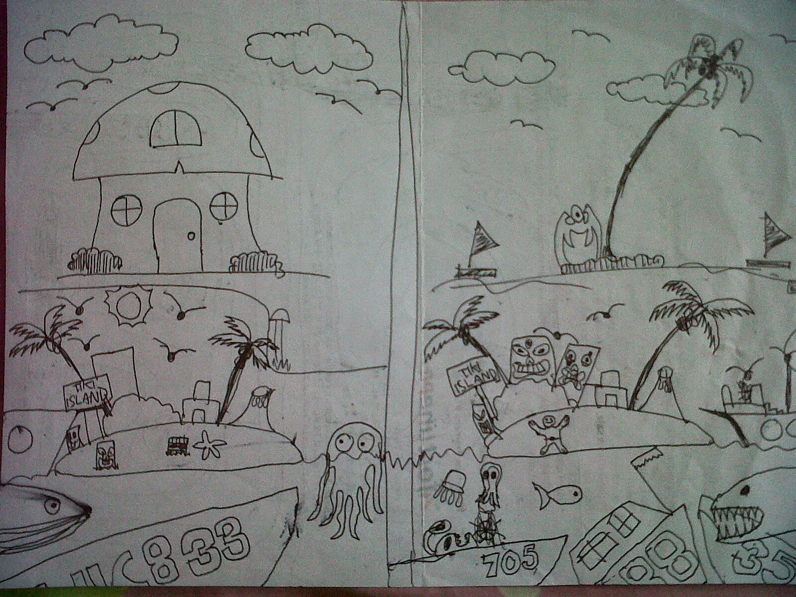 Gambar Drawing Experience Gambar Komik Pemandangan di