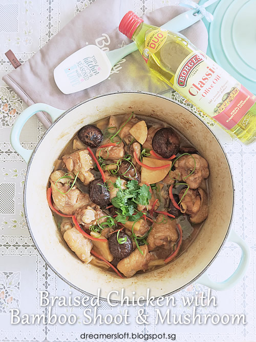 DreamersLoft Braised Chicken with Bamboo Shoot & Mushroom