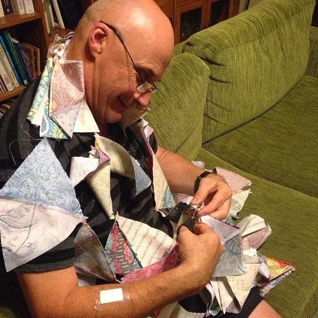 Deb's Doodlings Broken Glass quilt