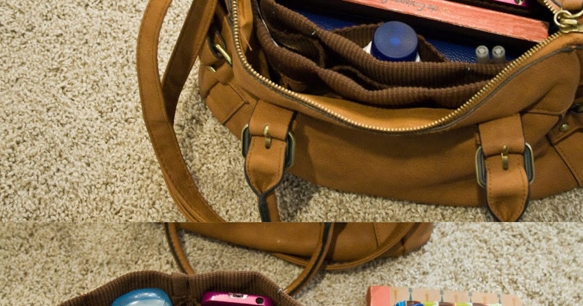 five sixteenths blog Make it Monday // Easy Purse Organizer DIY from