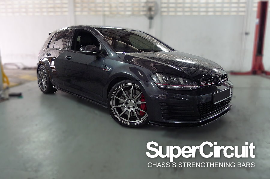 SUPERCIRCUIT CHASSIS STRENGTHENING BARS Volkswagen Golf 7 GTI Front