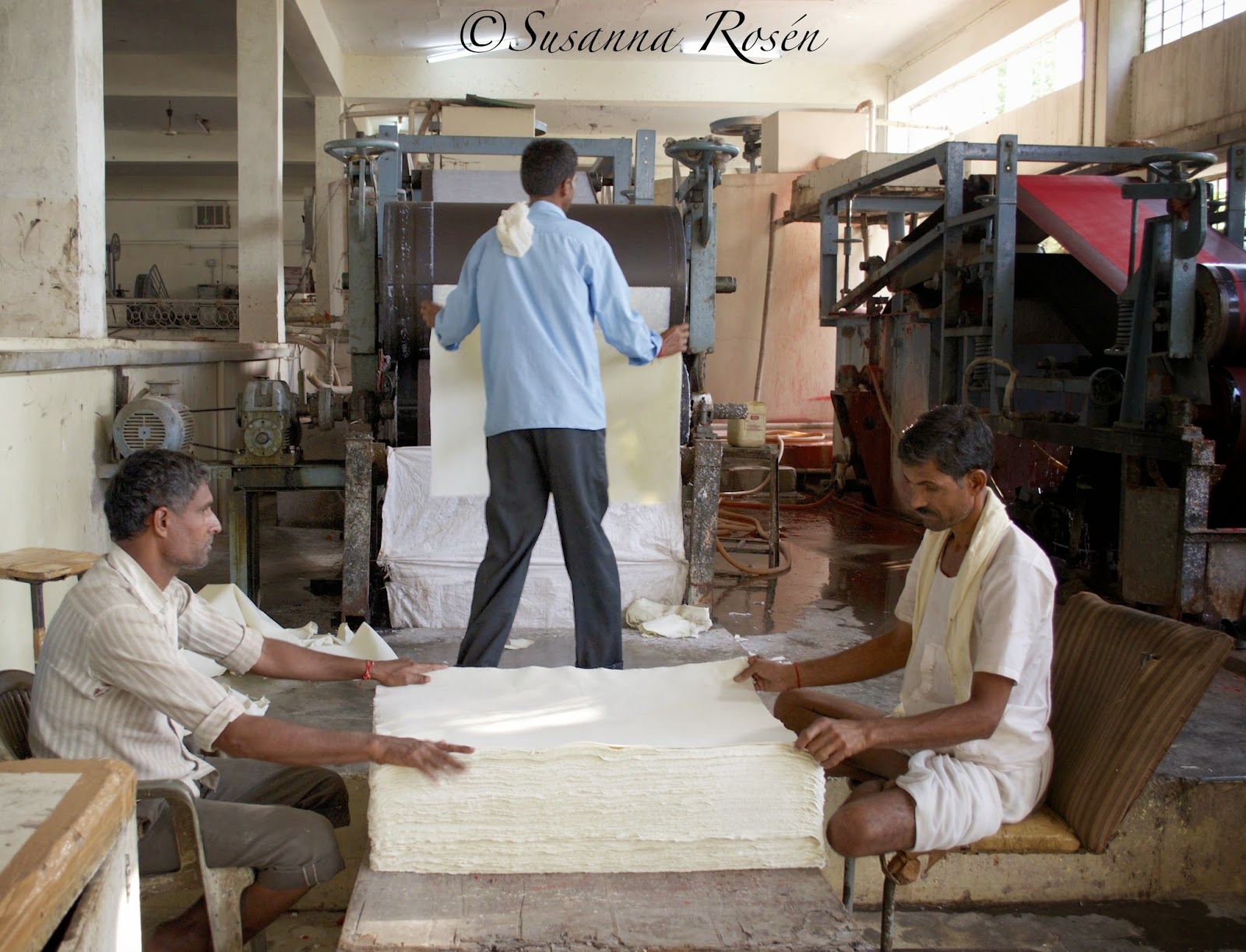 The House of Susanna / my life in India Handmade paper in Sanganer