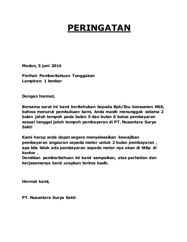contoh surat penagihan piutang jatuh tempo contoh surat penagihan piutang jatuh tempo