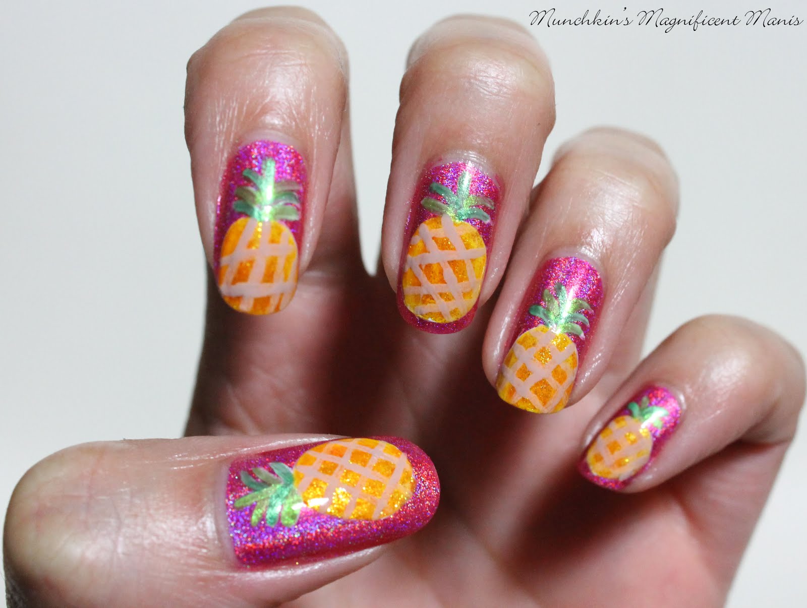 Pineapple Nail Design - wide 2