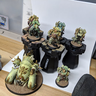 The armour plated Death Guard completed