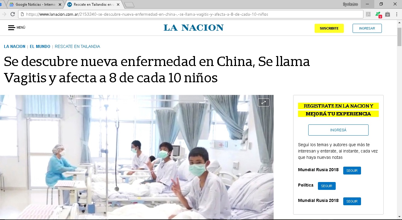 Diario La Nacion Se descubre nueva enfermedad en China