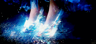 Cinderella shoes gif