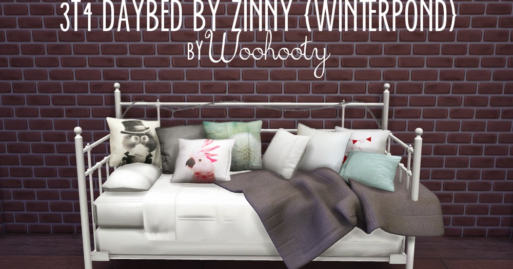 Sims 4 Ccs The Best Bed By Woohooty