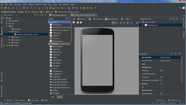 TUTORIAL MEMBUAT APLIKASI KALKULATOR dengan ANDROID STUDIO | Mobile ...