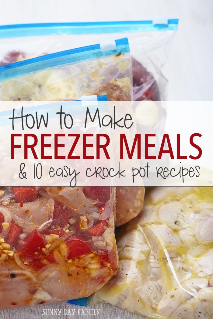 Making Freezer Meals Get Started with 10 Simple Crock Pot Recipes