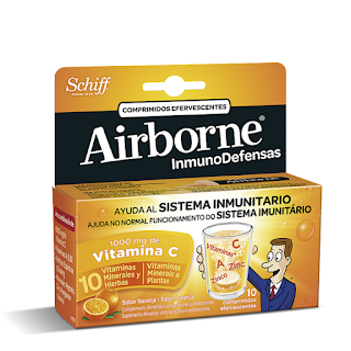 Airborne® comprimidos efervescentes com sabor a laranja