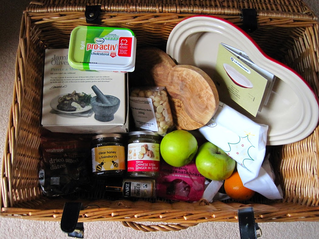Ingredients in a basket