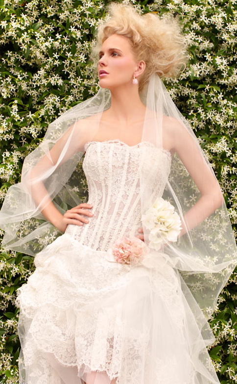 Corset Wedding Dress Short : Corset Purple