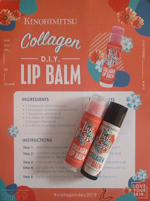 The Swanple Event Kinohimitsu DIY Collagen Lip Balm