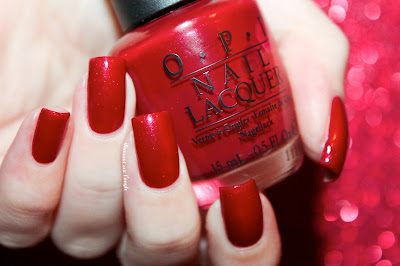 Swatch of the nail polish "Color To Diner For" from O.P.I.