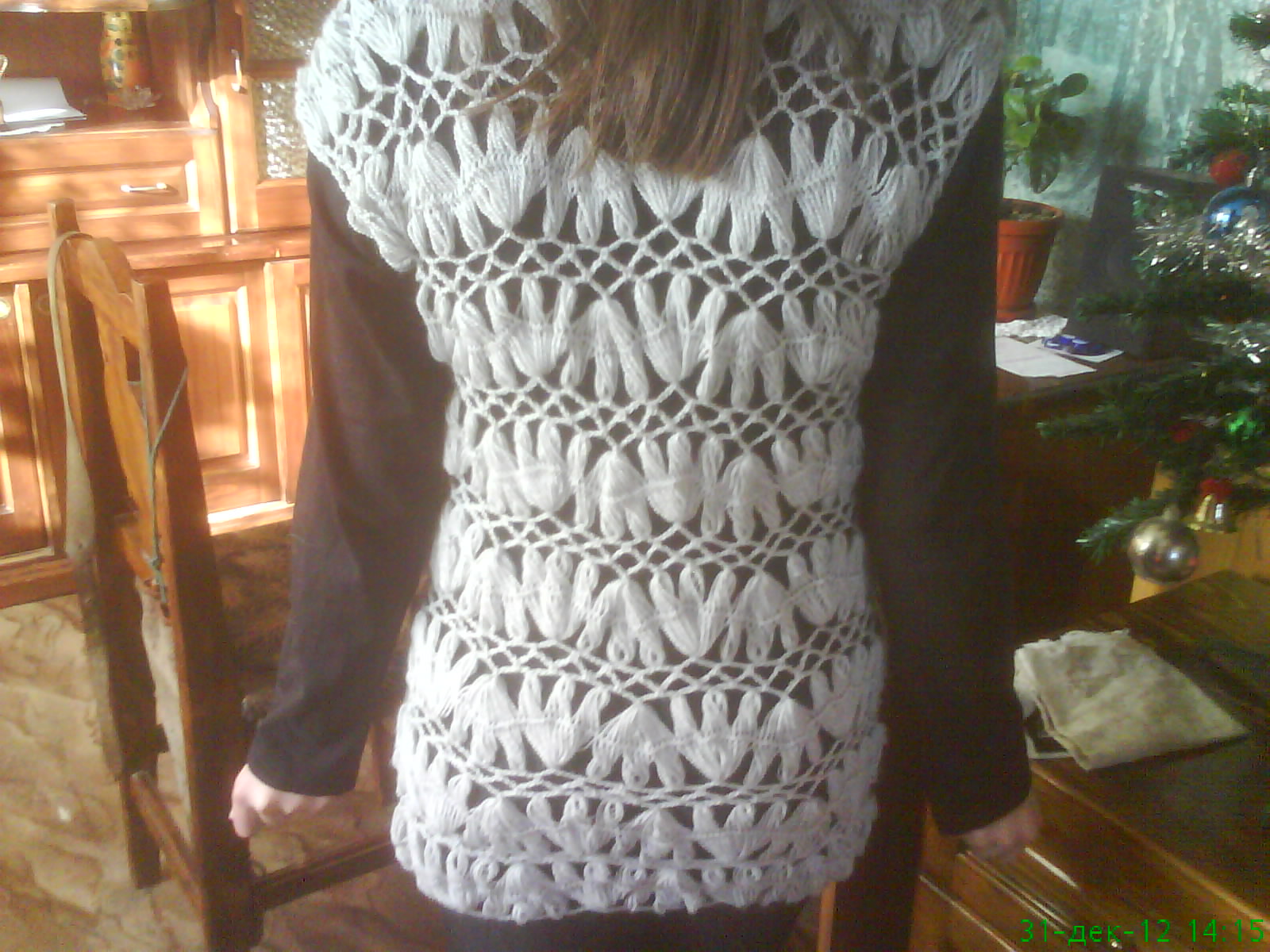 Плетива на една кука: плетиво на вилка