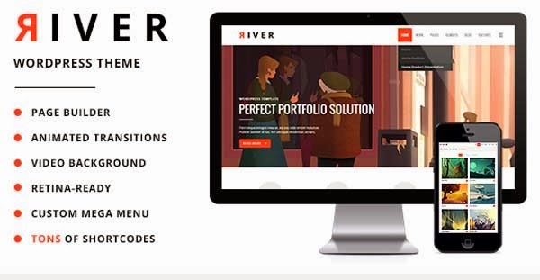River WordPress Theme Presented by TipTechNews