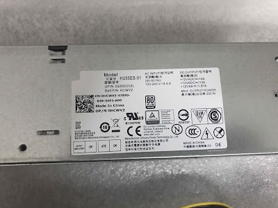 HCWV2 H255ES-01 255W Power Supply per Dell Optiplex 3020 7020 9020 SFF