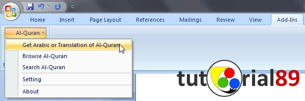 Cara cepat memasukan ayat al quran ke dalam Microsoft word