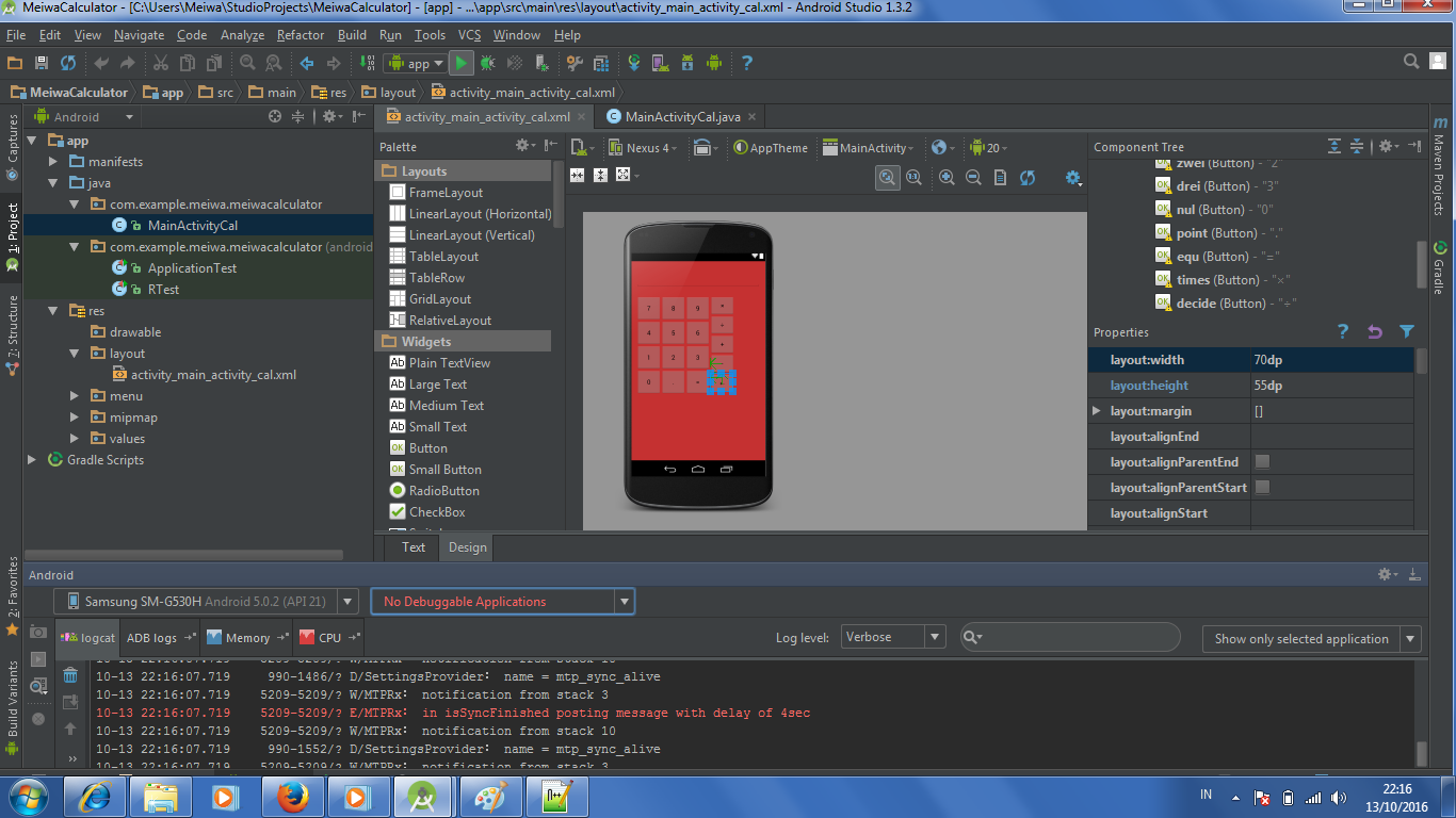 TUTORIAL MEMBUAT APLIKASI KALKULATOR dengan ANDROID STUDIO | Mobile ...