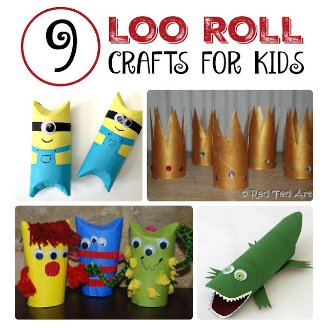 9 Toilet Paper Roll Crafts for Kids. Kids' Crafts. Crafts for Kids.