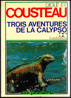 web brocante livres, trois aventures de la Calypso, 1973