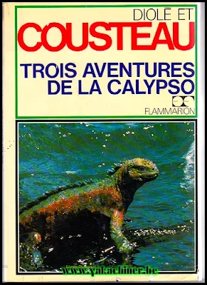 web brocante livres, trois aventures de la Calypso, 1973
