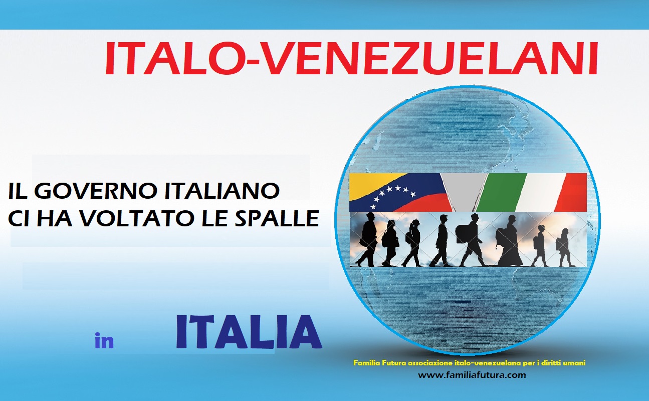 Italo-Venezuelani, il governo italiano ci ha abbandonati