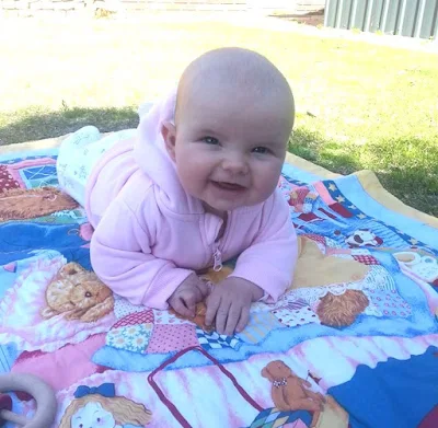 our darling Sophia aged 4 months