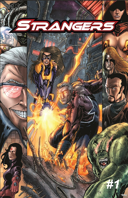 Capa de Strangers #1, por Stéphane Peru, também lançada pela Image Comics