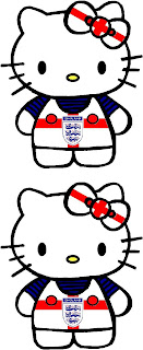 Hello Kitty England Football Soccer Uniform