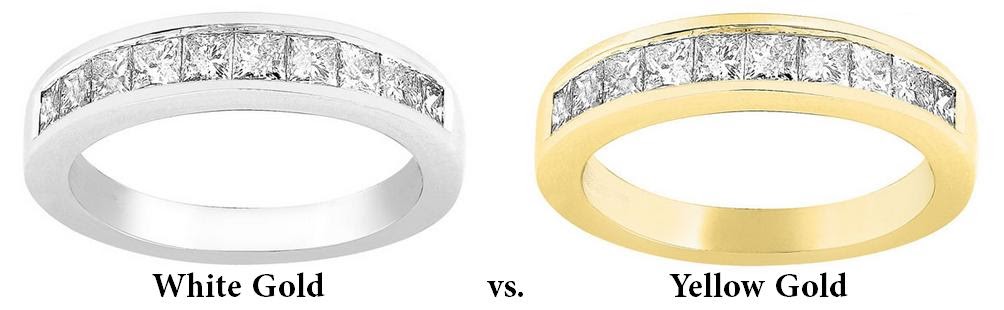 White GOLD: White Gold vs Yellow Gold
