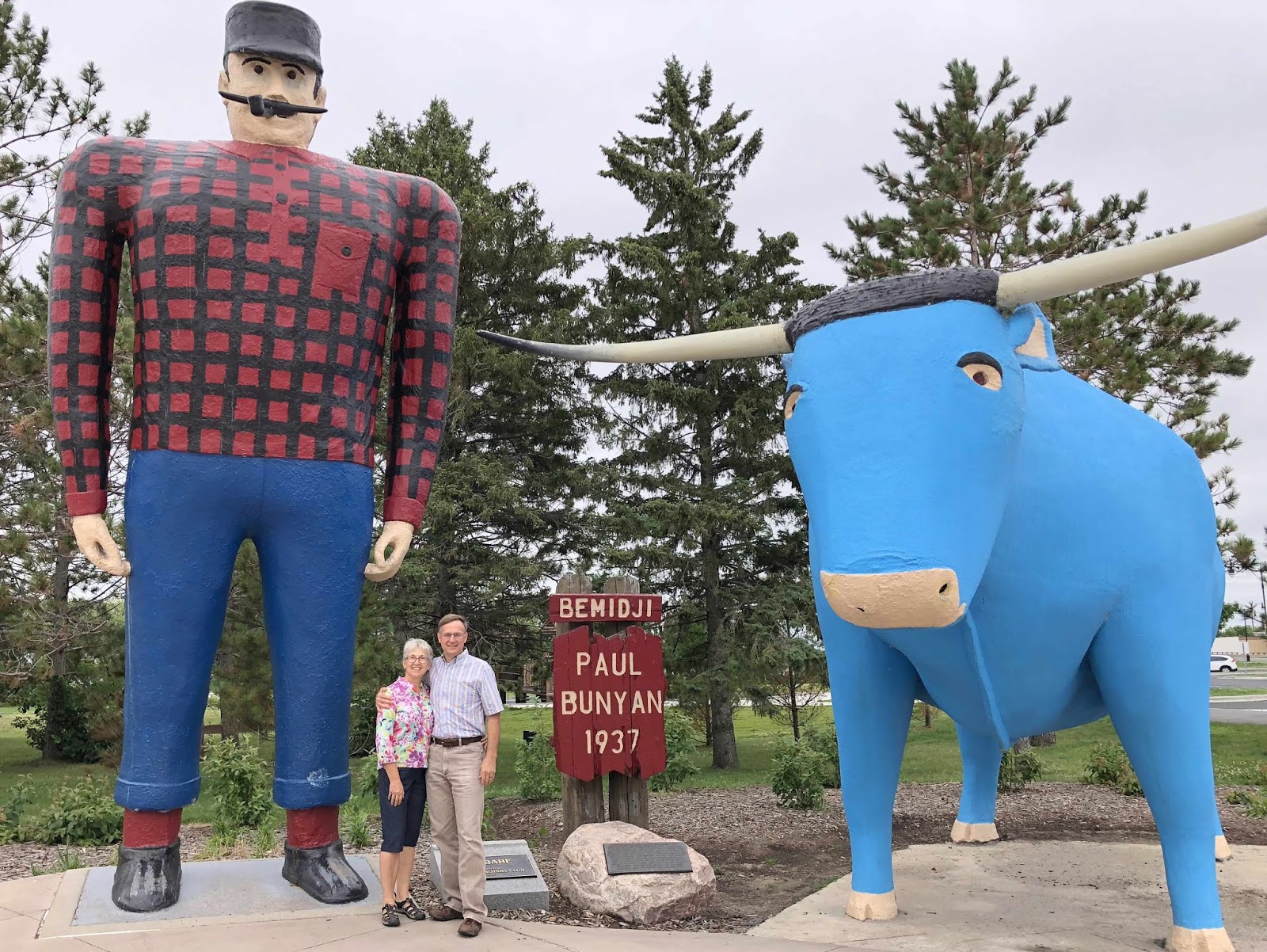 Wandering His Wonders Paul Bunyon and Babe in Bemidji, Minnesota
